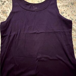 a new day Dark Purple Tank Top
